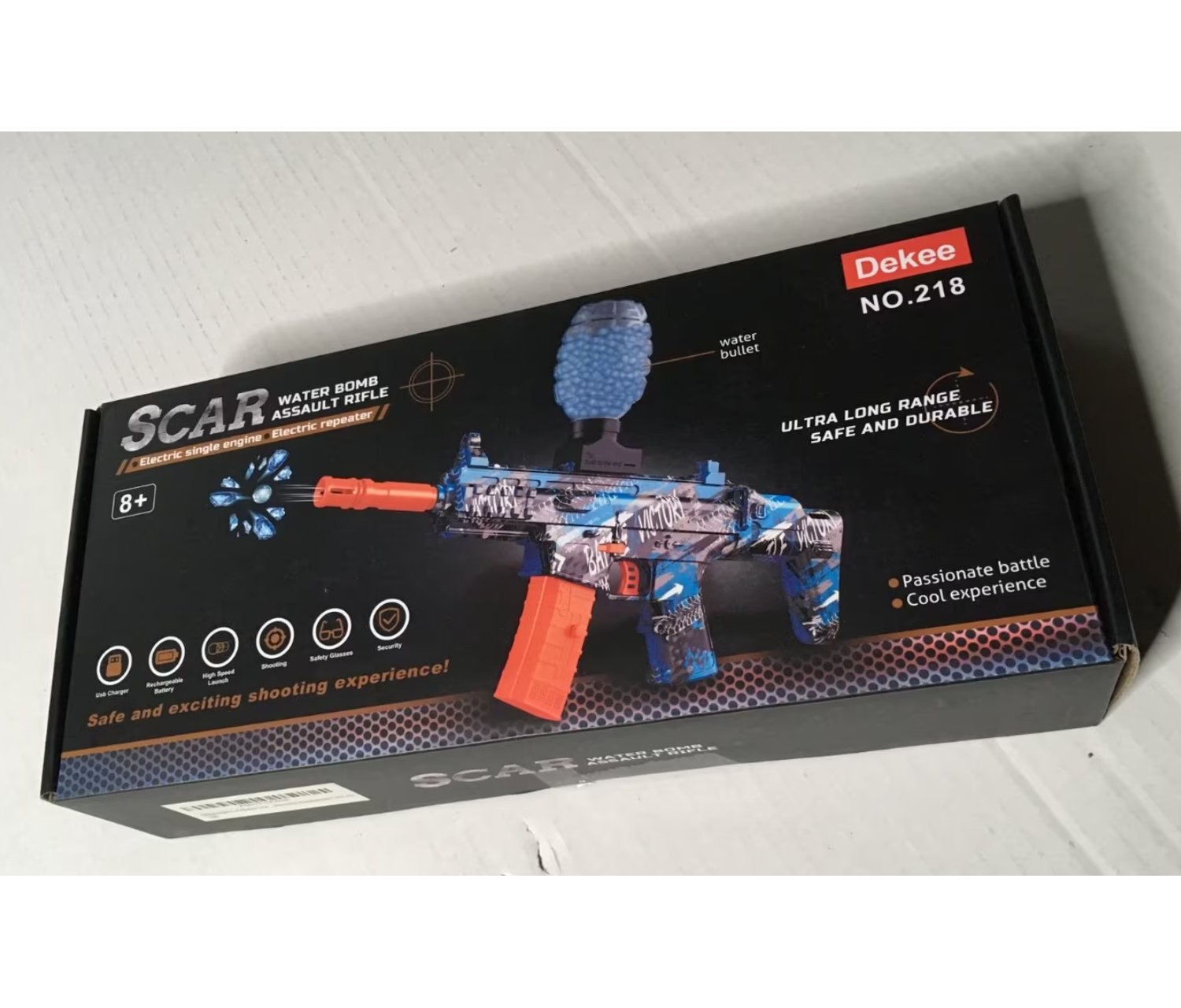 Gel Ball Blasters, Elektrischer Gel Ball Blasters mit Schutzbrill